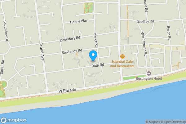 Map location for Garage 20 Sheldon Court, Bath Road, Heene, Worthing, West Sussex, BN11 3PB