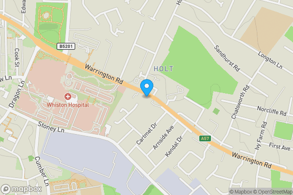 Map location for 346 Warrington Road, Rainhill, St Helens, St Helens, L35 9JA