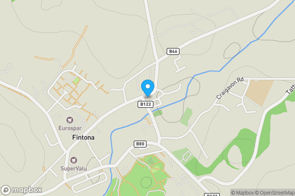 Map location for 6 Castletown Square, Fintona, County Tyrone, BT78 2FB