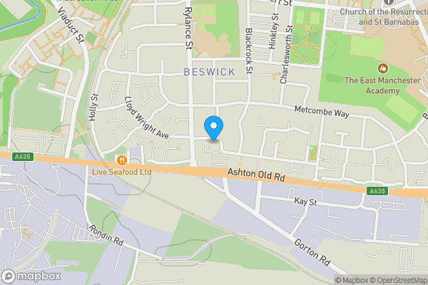 Map location for 22 Bell Crescent, Manchester, Greater Manchester M11 3UA
