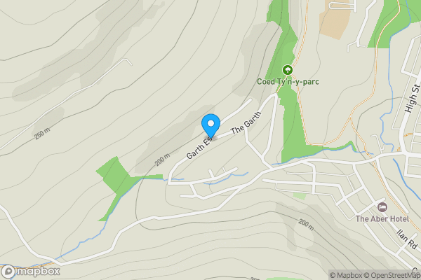 Map location for The Garth, CAERPHILLY, CF83 4ES