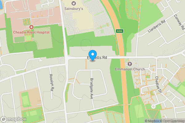 Map location for Styal Road, Heald Green, Heald Green, Cheadle, SK8