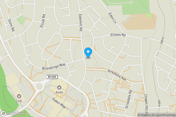 Map location for 78 Edenhill Road, Peterlee, County Durham, SR8 5DB