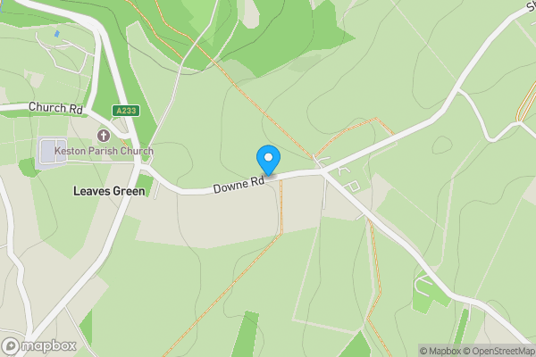 Map location for 0.47 Acres of Land at Downe Road, Keston, Kent, BR2 6AD