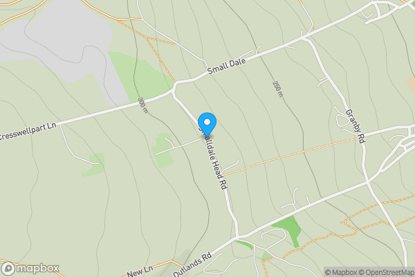 Map location for Lot B: Land at Bradwell, Smalldale Head Road, Hope Valley, Bradwell, S33 9JP
