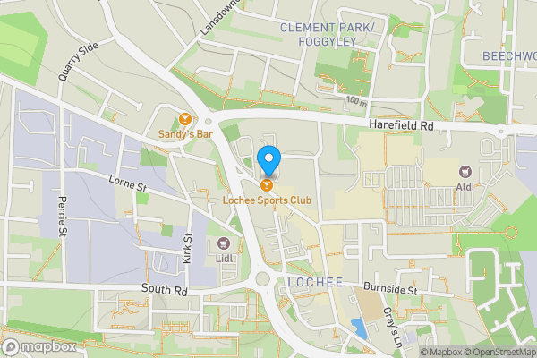 Map location for 185 High Street, Lochee Sports Club, Lochee, DD2 3DB