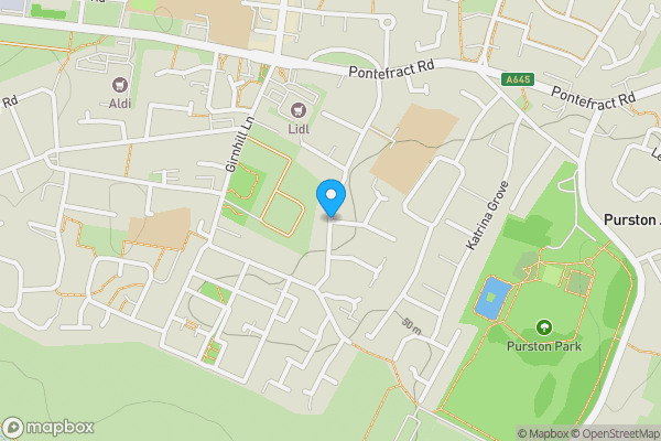 Map location for Nunns Lane, PONTEFRACT, West Yorkshire, WF7 5HH