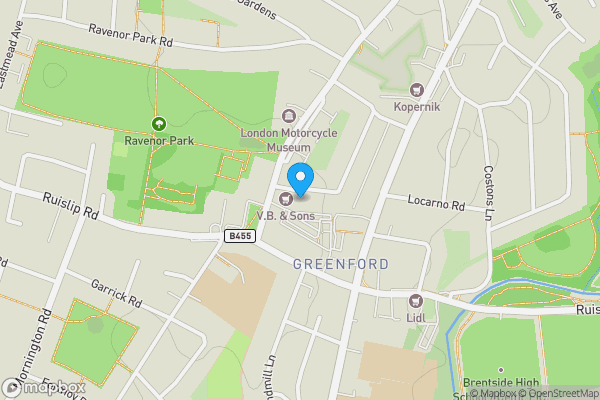 Map location for 69 Stanhope Park Road, Greenford, UB6 9LU