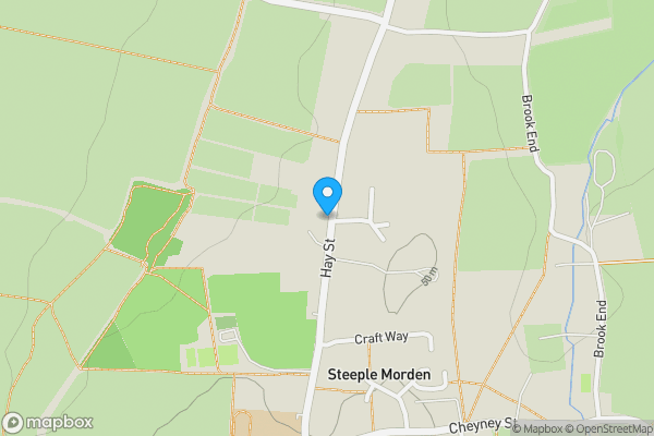Map location for 63 Hay Street, Steeple Morden, Royston, Hertfordshire SG8 0PD