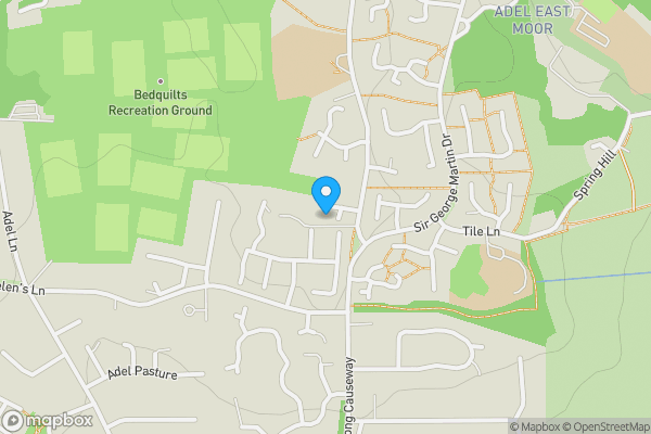 Map location for 10 Manor House Croft, Leeds, West Yorkshire, LS16 8LY