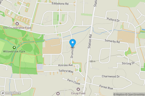 Map location for Drumcliff Road, LEICESTER, Leicestershire, LE5 2LH