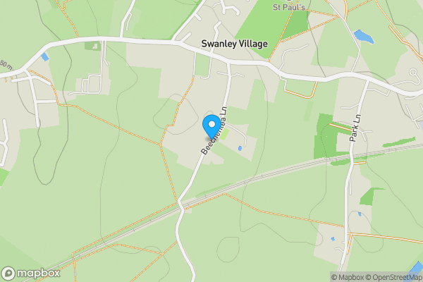 Map location for Beechenlea Lane, SWANLEY, Kent, BR8 7PR