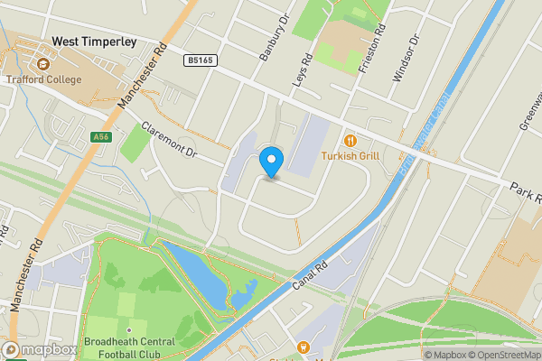 Map location for Upton Drive, Altrincham, Greater Manchester, WA14 5QP