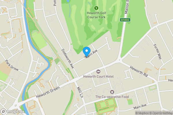 Map location for Irwin Avenue, YORK, North Yorkshire, YO31 7TX