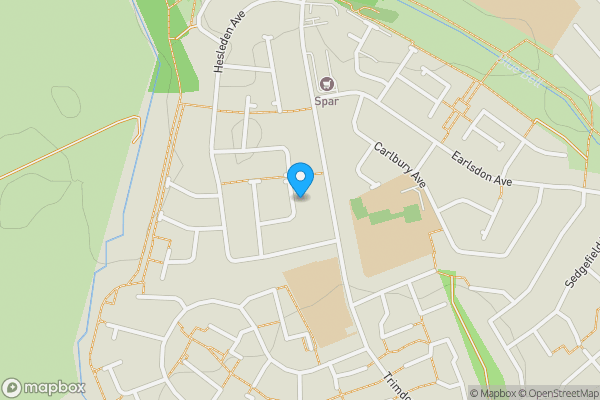 Map location for 27 Gilsland Close, Acklam, Middlesbrough, North Yorkshire TS5 8RU