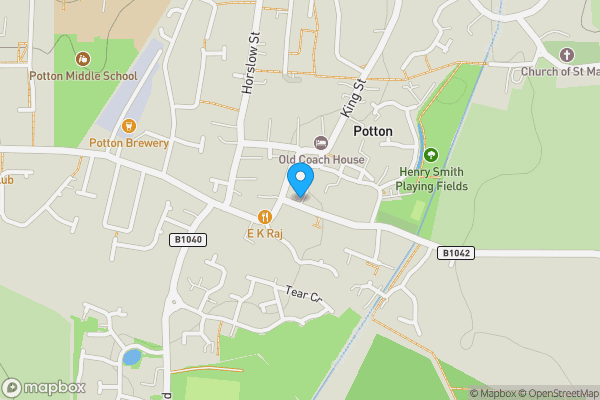 Map location for 20 Royston Court, Potton, Sandy, Bedfordshire, SG19 2NJ