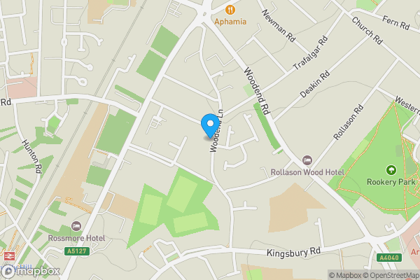 Map location for 69A Wood End Lane, Erdington, Birmingham, B24 8AS