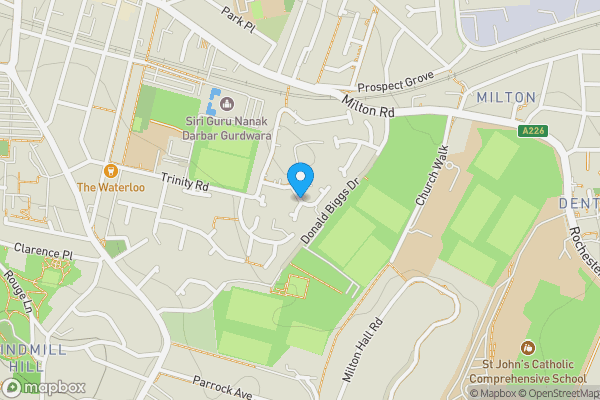 Map location for Haig Gardens, GRAVESEND, DA12 1NE