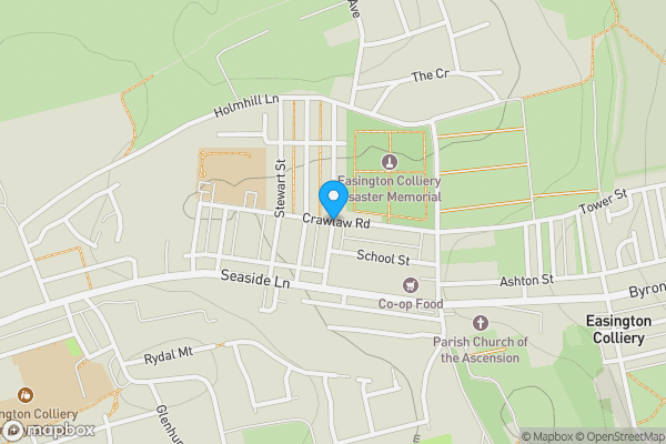 Map location for Vincent Street, Peterlee, County Durham, SR8 3PP