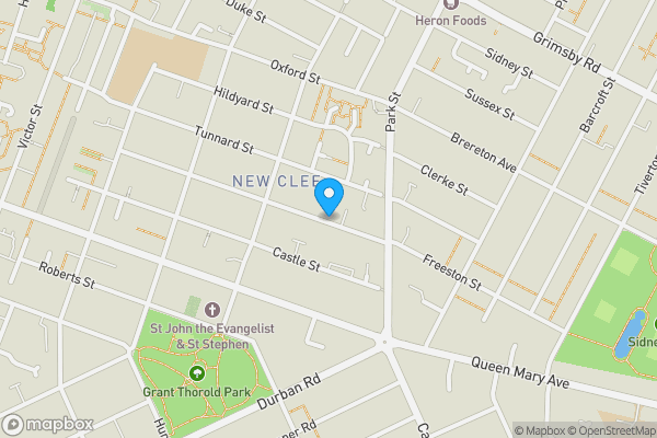 Map location for Harold Street, GRIMSBY, South Humberside, DN32 7NQ