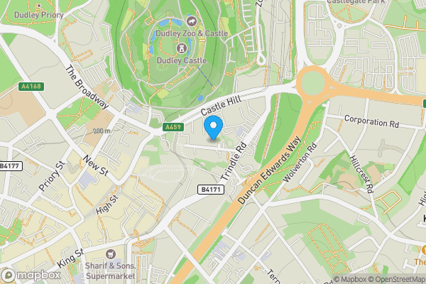 Map location for 39 Bourne Street, Dudley, DY2 7AL