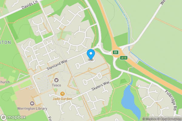 Map location for Crowhurst, Peterborough, Cambridgeshire, PE4 6JY