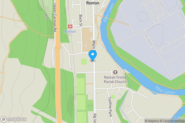 Map location for 13 Main Street, Renton, G82 4LX