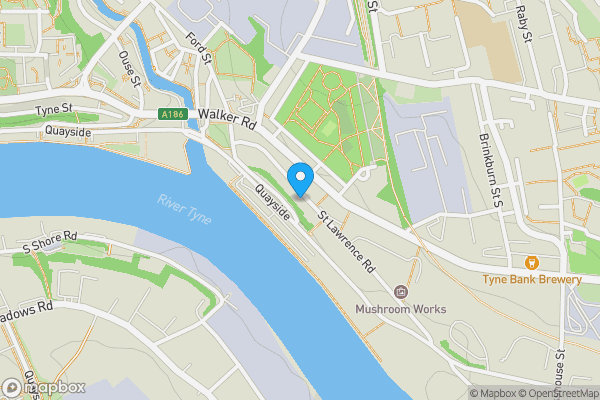 Map location for 33 Ouseburn Wharf St. Lawrence Road, Newcastle upon Tyne, Tyne and Wear, NE6 1BY