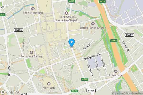 Map location for Bradshawgate, BOLTON, Lancashire, BL1 1QD