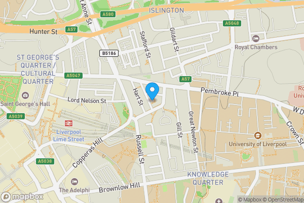 Map location for Flat 504 Plato House, 11 Greek Street, Liverpool, Liverpool, L3 5QJ L3 5QJ
