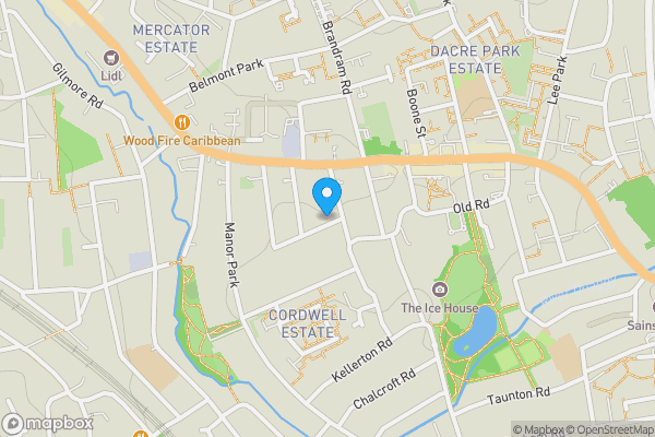 Map location for 69A Murillo Road, Lewisham, London, SE13 5QG 
