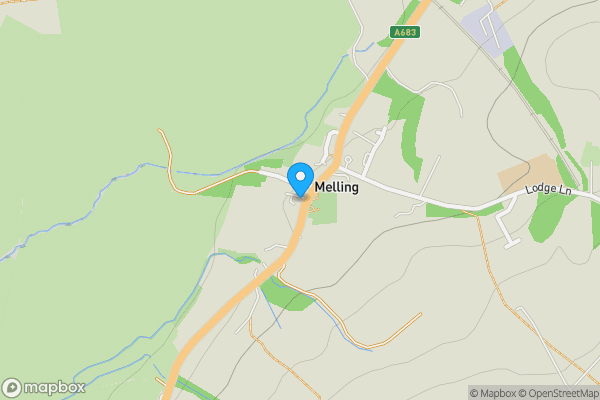 Map location for Old Lune Barn, Melling, Carnforth, Cumbria LA6 2RA