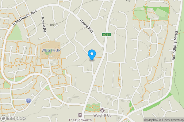 Map location for Westrop, Swindon, SN6 7HJ