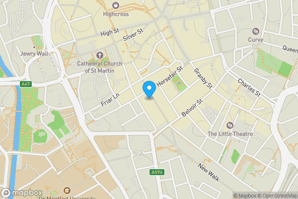 Map location for 7 Market Street, Leicester, LE1 6DN