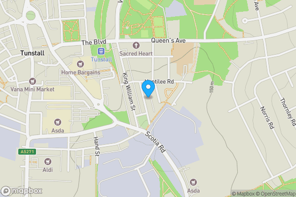 Map location for 22 Beckton Avenue, Stoke-on-Trent, ST6 6ET