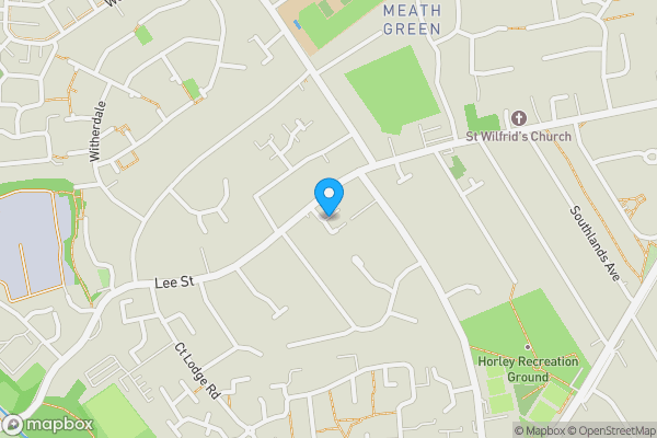 Map location for Priestlands Close, Horley, West Sussex, RH6 8GG