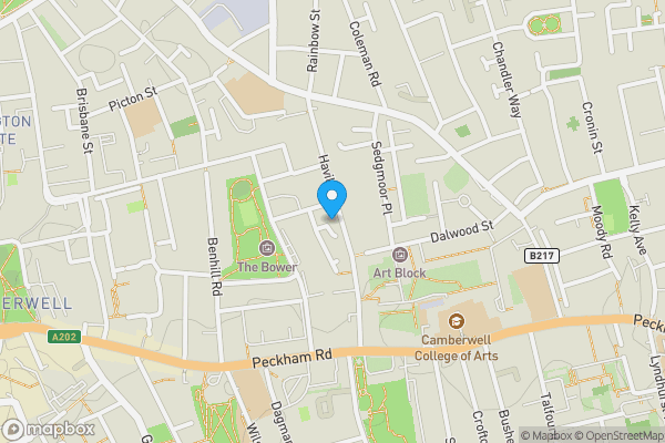 Map location for 12 Gables Close, London, SE5 7QF