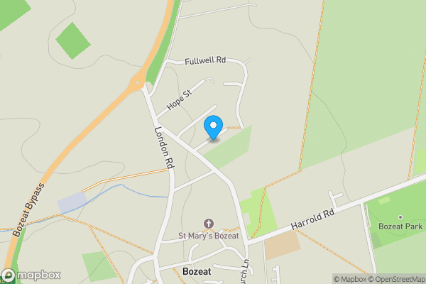 Map location for 6 Bull Close, Bozeat, Northamptonshire, NN29 7LR