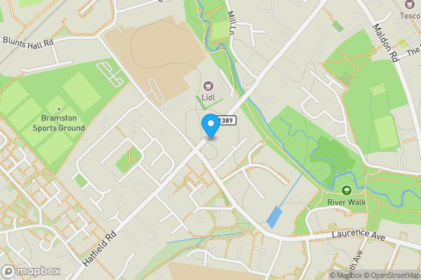 Map location for 67 Bridge Street, Witham, Essex, CM8 1BU