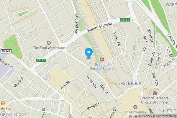 Map location for Flat 3, 7 Stone Street, Bradford, West Yorkshire BD1 4QL