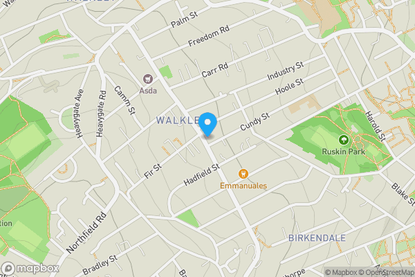Map location for 244 South Road, Walkley , Sheffield, South Yorkshire, S6 3TB