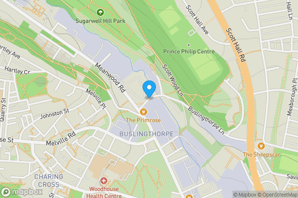 Map location for Buslingthorpe Lane, Leeds, West Yorkshire, LS7 2DD