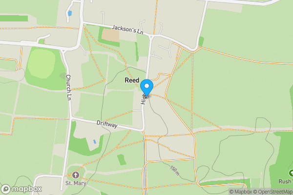 Map location for The Cabinet, High Street, Reed, Royston, Hertfordshire SG8 8AH