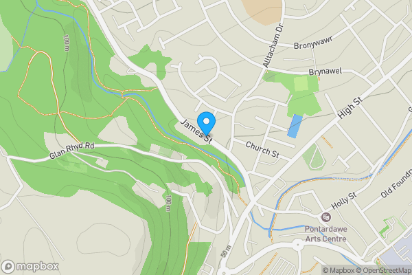 Map location for James Street, SWANSEA, Pembrokeshire, SA8 4LR