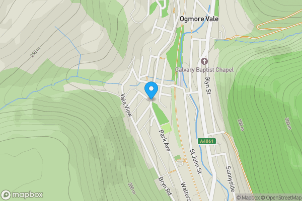 Map location for Wyndham Street, BRIDGEND, CF32