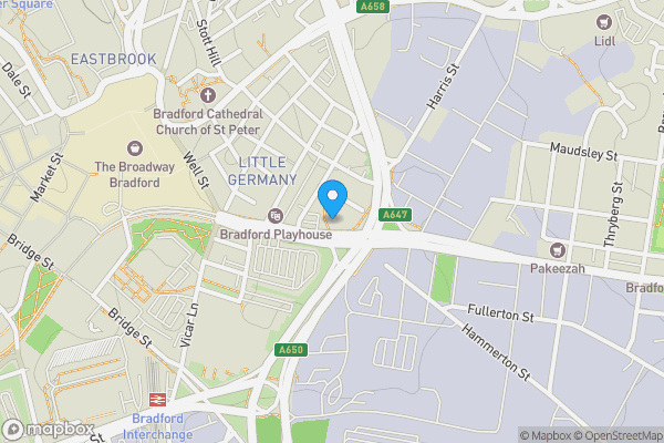 Map location for 101 The Gatehaus
Leeds Road, Bradford, BD1 5BQ