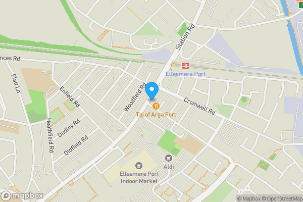 Map location for 23-25 Whitby Road, Ellesmere Port, Cheshire, CH65 8AA