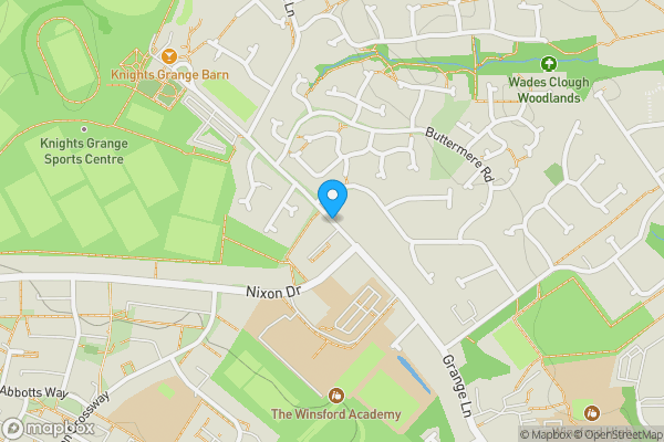 Map location for Grange Lane, Winsford, CW7 2BX
