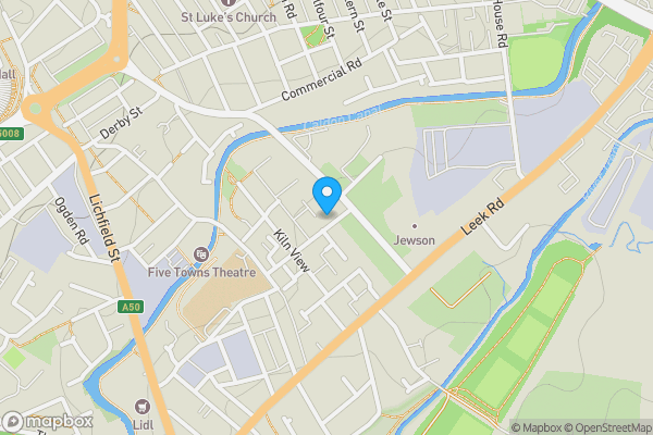 Map location for 6 Paris Court, Stoke-on-Trent, Staffordshire, ST1 3GJ