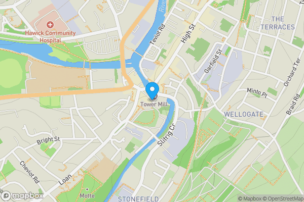 Map location for Exchange Bar Silver Street, Hawick, TD9 0AD